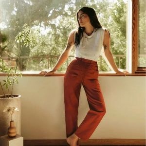 liza desert red herringbone, size 31